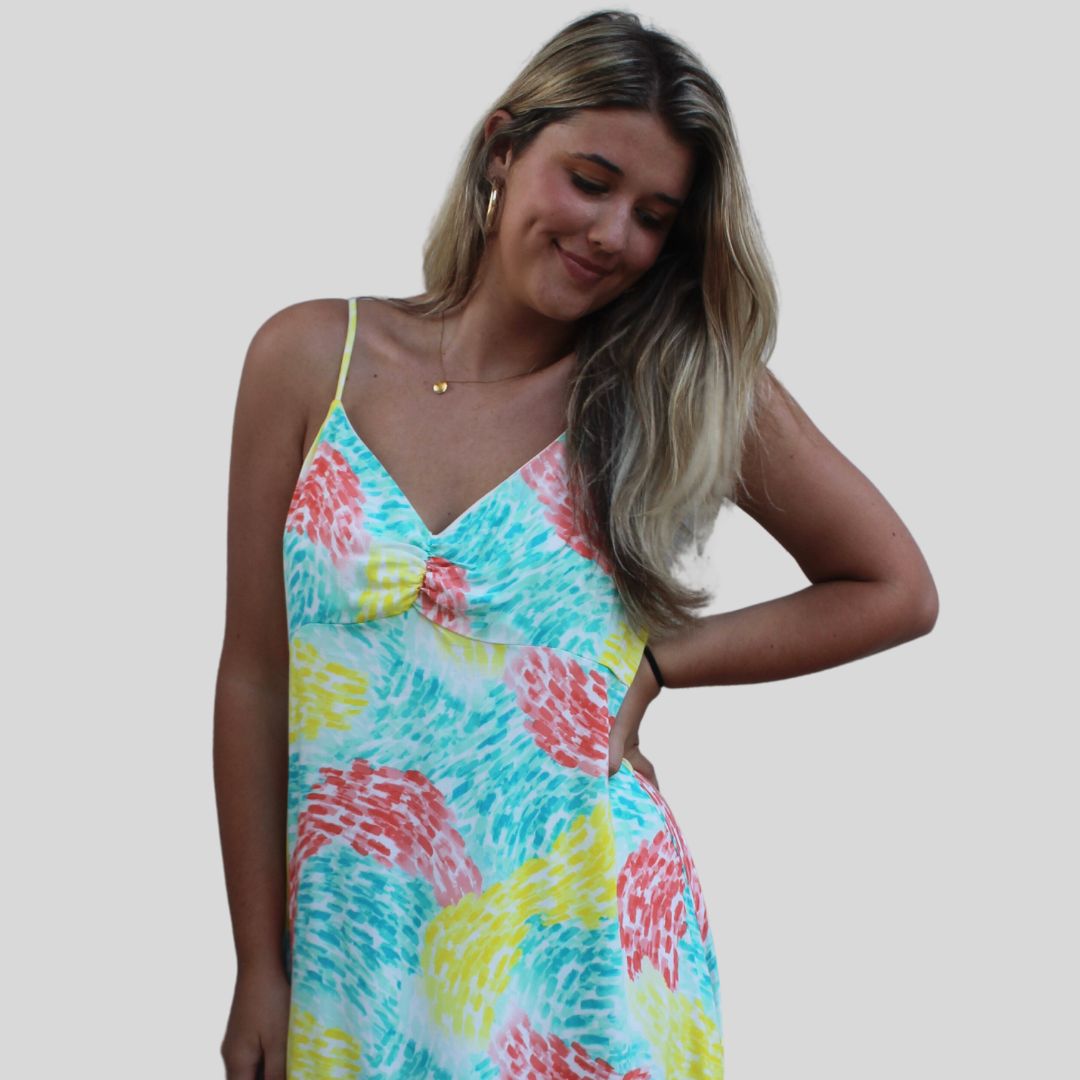 Neon Daze Maxi Dress